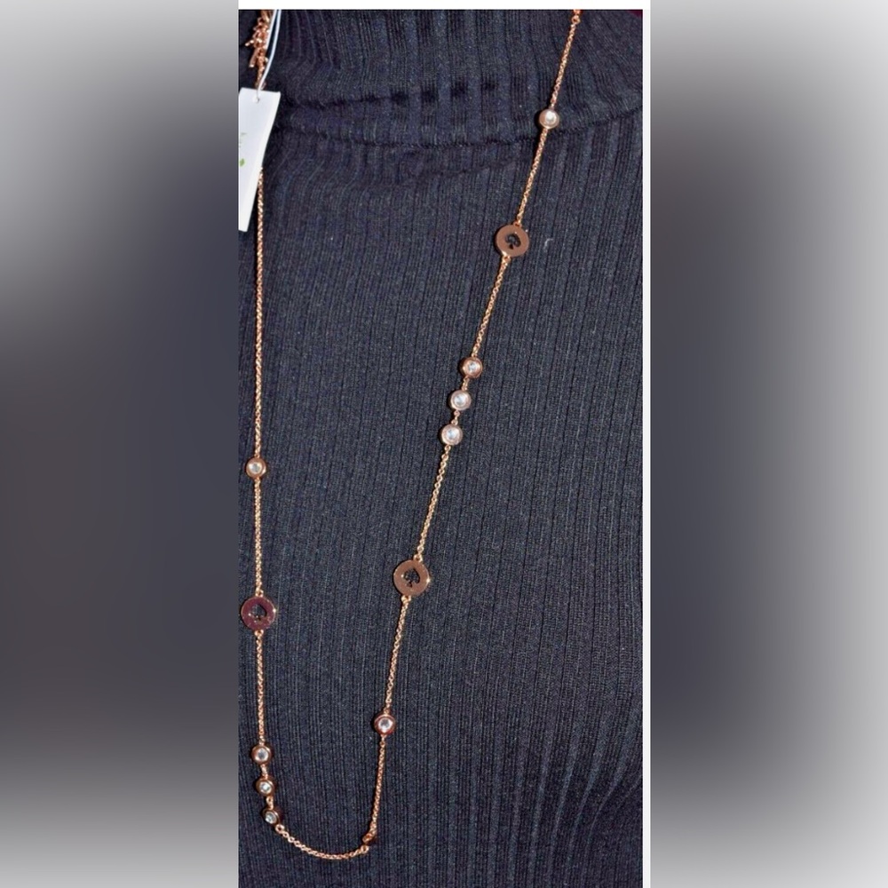 KATE SPADE New York "SPOT THE SPADE" Chain Necklace